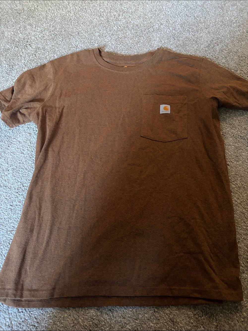 Carhartt Brown Short-Sleeve Pocket Tee